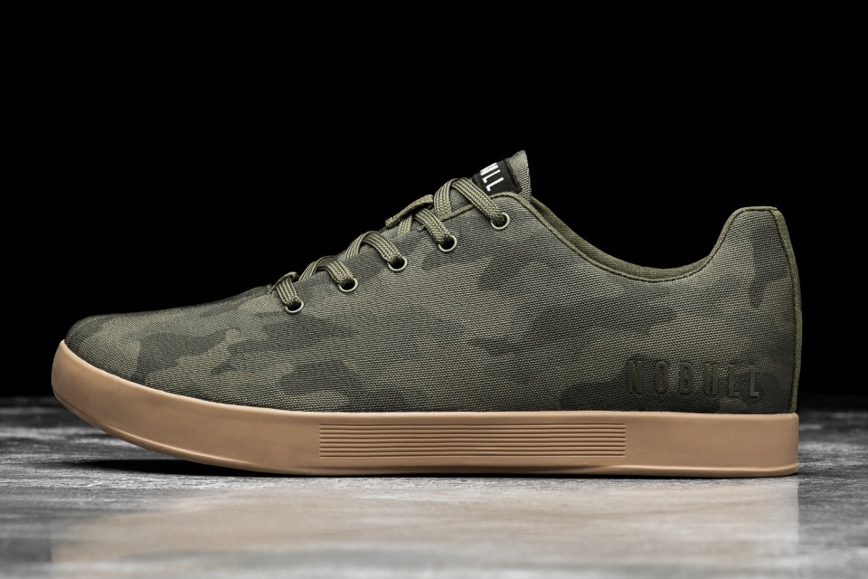 Zapatillas Deportivas De Lona Para Hombre Nobull Dark Forest Camo