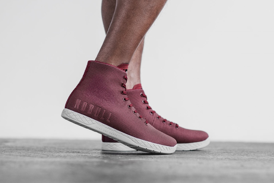 Zapatillas Altas Nobull Para Hombre Cabernet