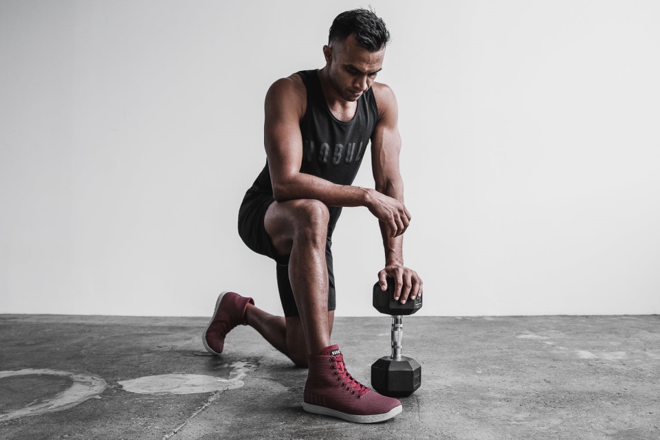 Zapatillas Altas Nobull Para Hombre Cabernet