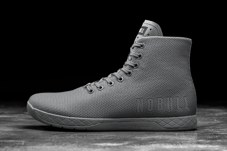 Zapatillas Altas De Hombre Nobull Gris Oscuro