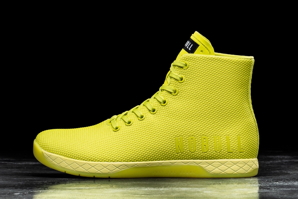 Zapatillas Altas De Hombre Nobull Lima Neón