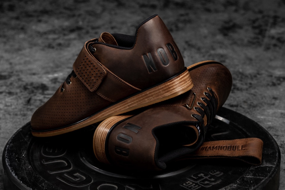 Levantador De Cuero De Hombre Nobull Café