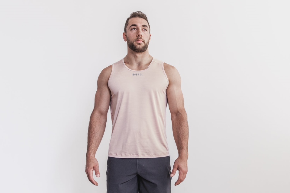 Camiseta De Tirantes Texturizada Ligera Para Hombre Nobull (camuflaje) Polvorienta