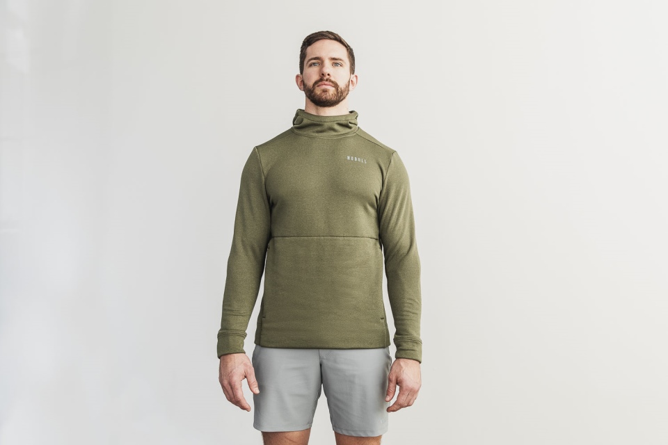 Nobull Hombres Rendimiento Sudadera Con Capucha Ejército
