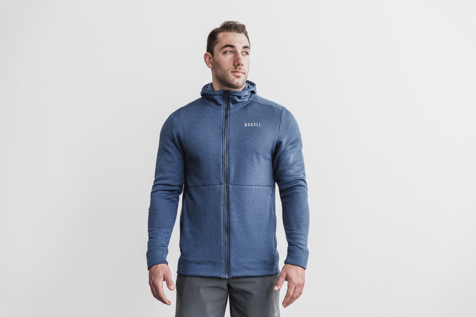 Nobull Performance Hombre Sudadera Con Cremallera Acero