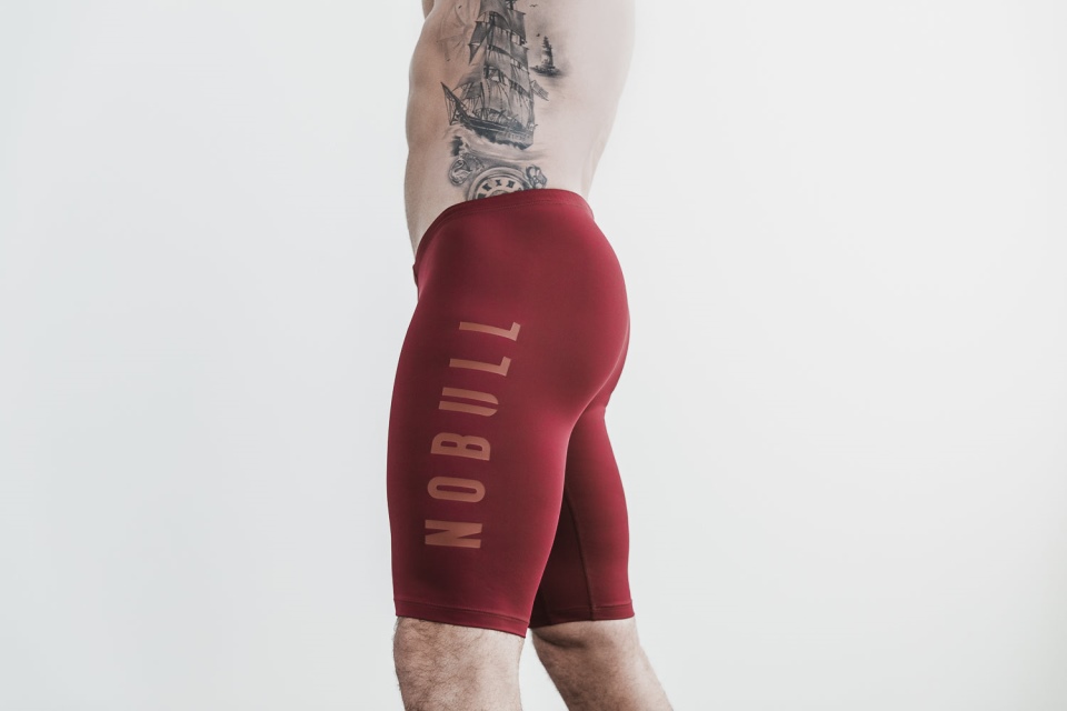 Bañador Nobull Para Hombre Vino