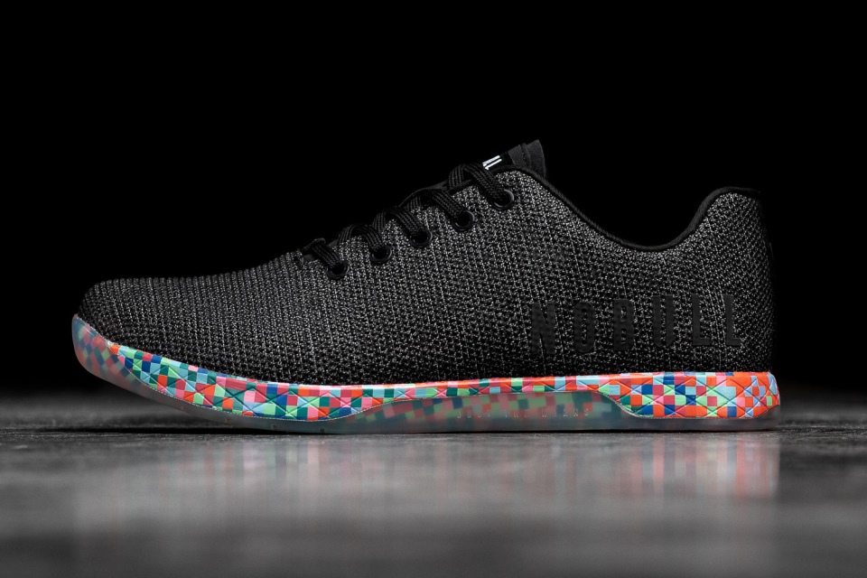 Zapatillas De Hombre Nobull Pixel Negro Jaspeado