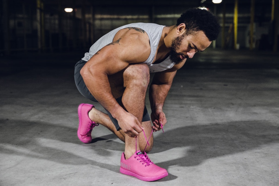 Deportivas Hombre Nobull Rosa Brillante