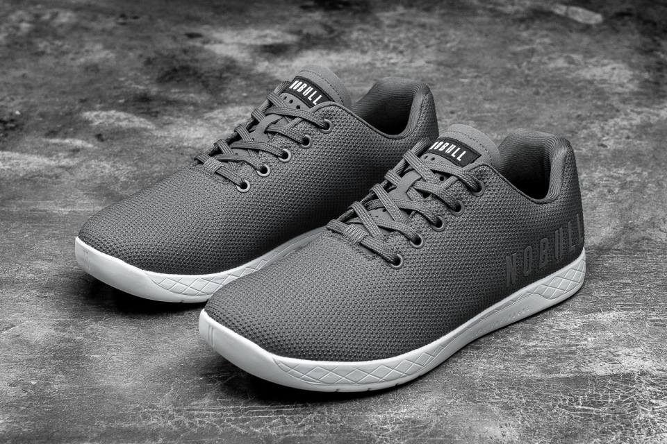 Zapatillas Hombre Nobull Gris Oscuro Blanco