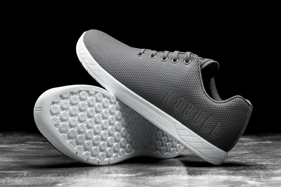 Zapatillas Hombre Nobull Gris Oscuro Blanco