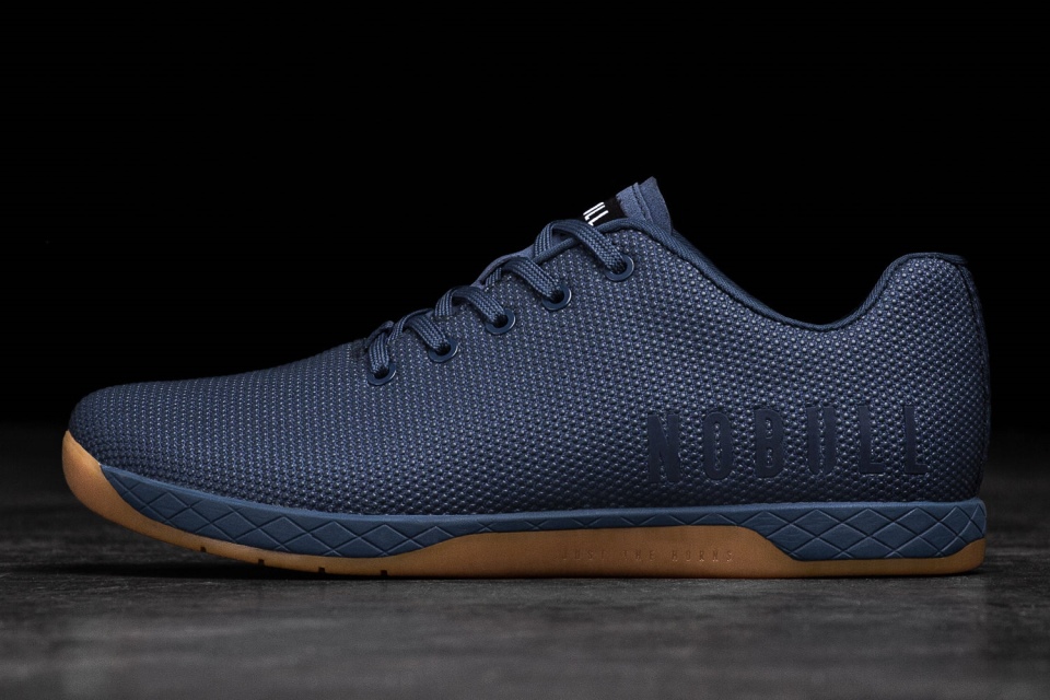 Zapatillas Nobull Hombre Azul Marino Chicle