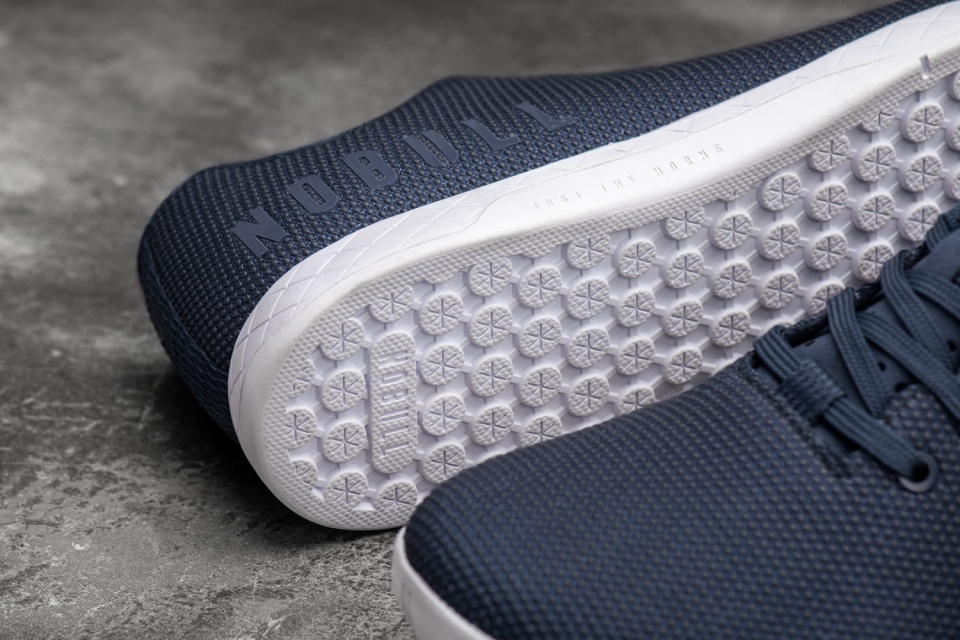 Zapatillas Nobull Hombre Azul Marino Blanco
