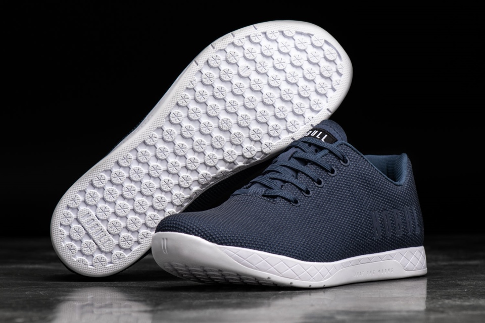 Zapatillas Nobull Hombre Azul Marino Blanco