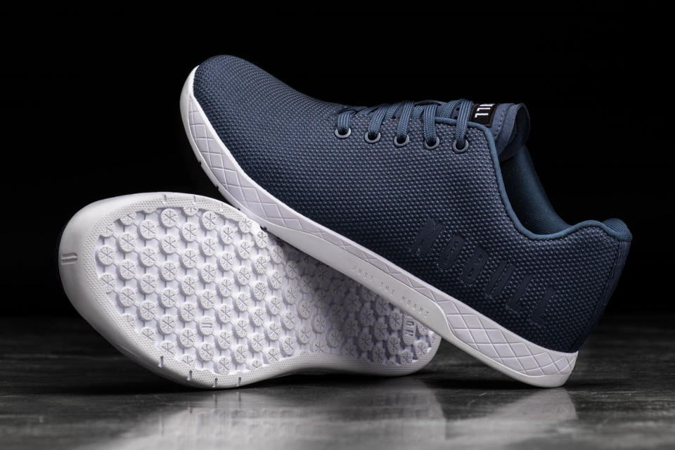 Zapatillas Nobull Hombre Azul Marino Blanco