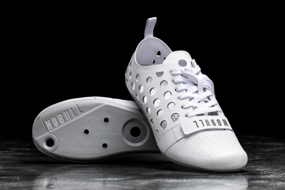 Zapatillas Ciclismo Mujer Nobull Blanco