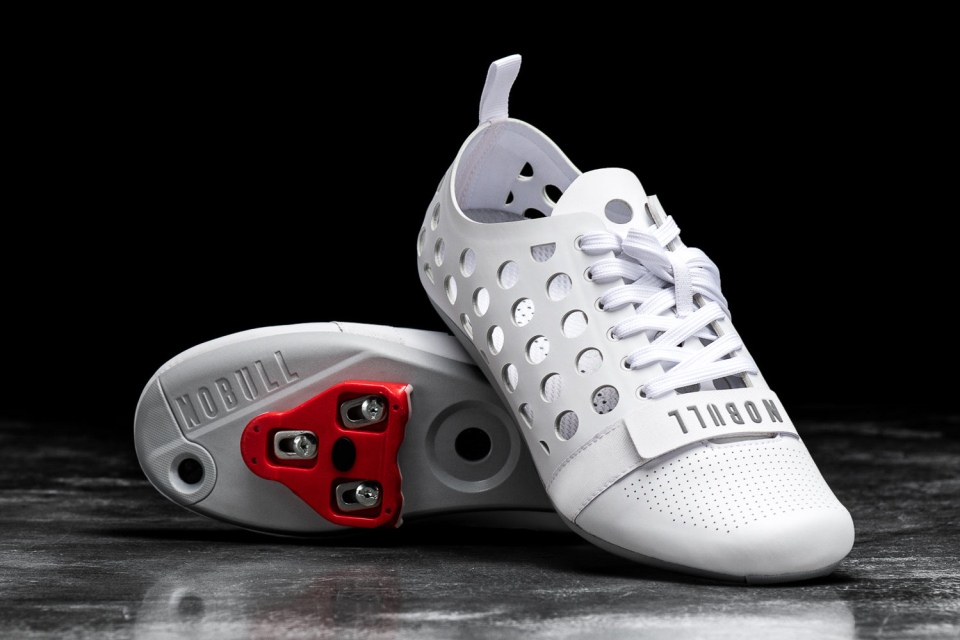 Zapatillas Ciclismo Mujer Nobull Blanco