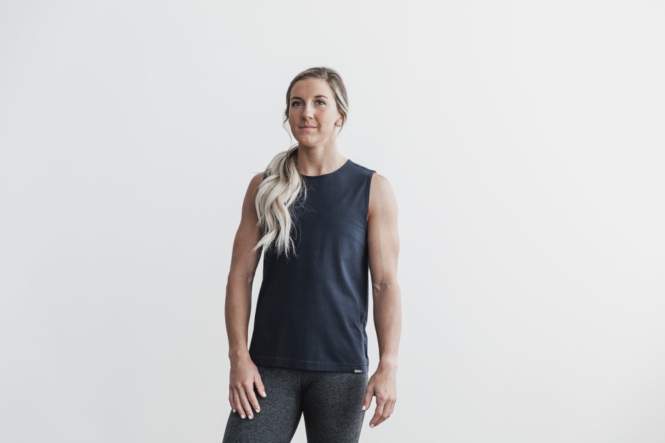 Camiseta Sin Mangas Ligera Nobull Para Mujer Tinta