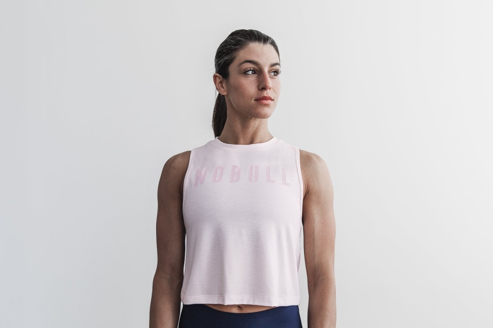 Camiseta Sin Mangas De Mujer Nobull (colores De Temporada) Rubor
