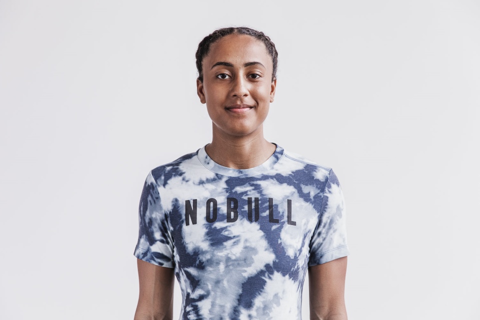 Camiseta De Mujer Nobull (tie-dye) Cristal