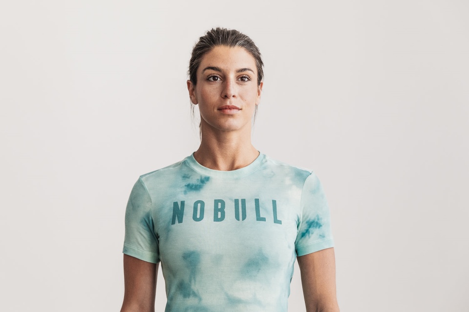 Camiseta Mujer Nobull (tie-dye) Vainilla